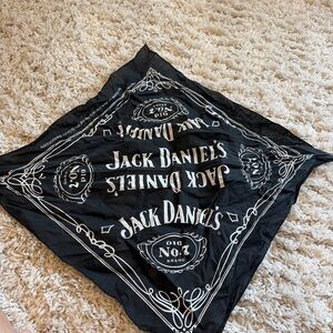 Jack Daniels Black and White Scarf